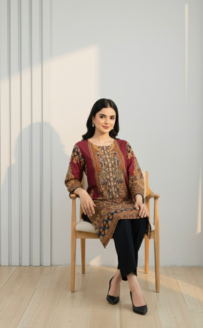 AFSANA 2-PC PRINTED SUIT