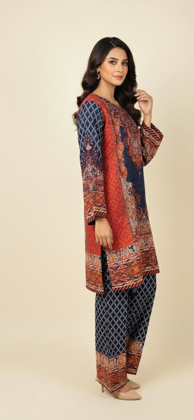MIDNIGHT CHARM PRINTED CO-ORD SET