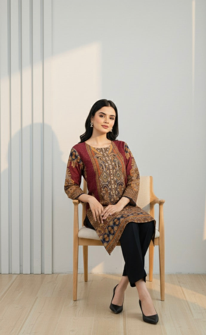 AFSANA 2-PC PRINTED SUIT