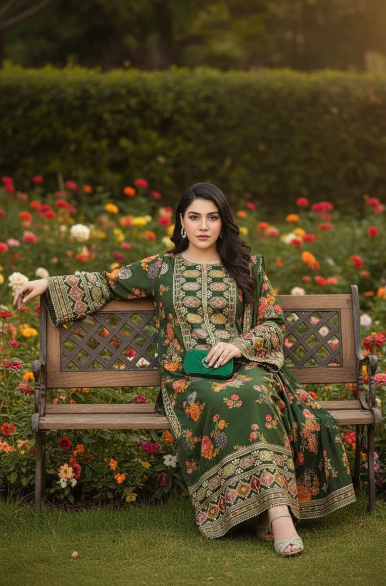 BEST SELLING - GULBAHAR LUXURY -3 PC SUIT