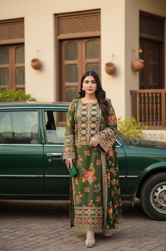 BEST SELLING - GULBAHAR LUXURY -3 PC SUIT