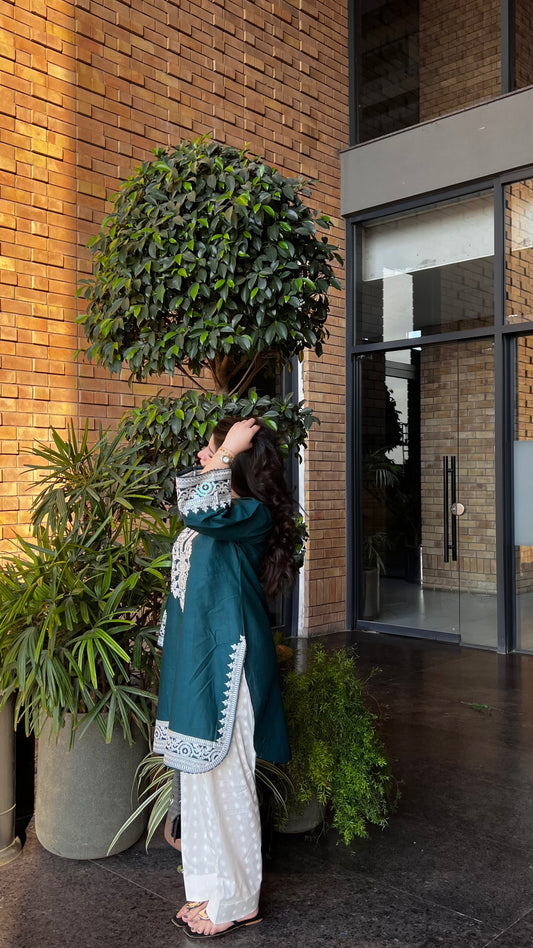 Nayaab Emerald Elegance 2-PC SUIT