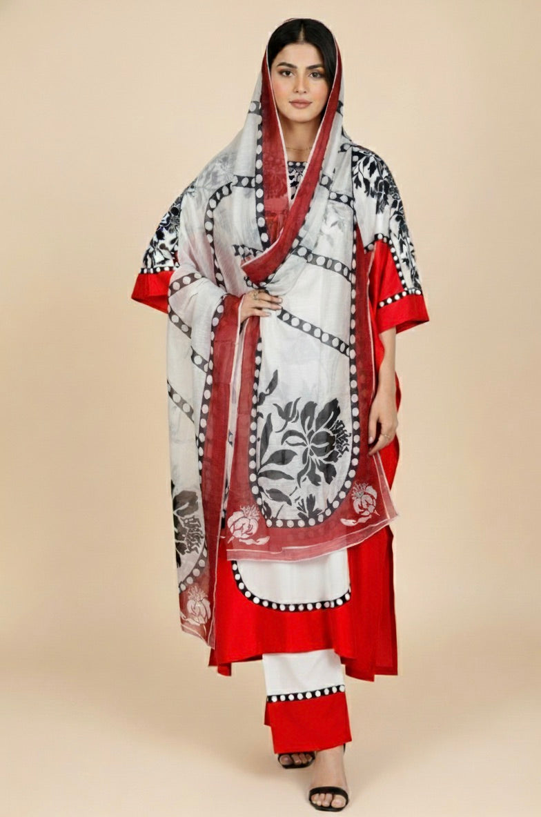 BEST SELLING - MAZOORA - 3 PC SUIT