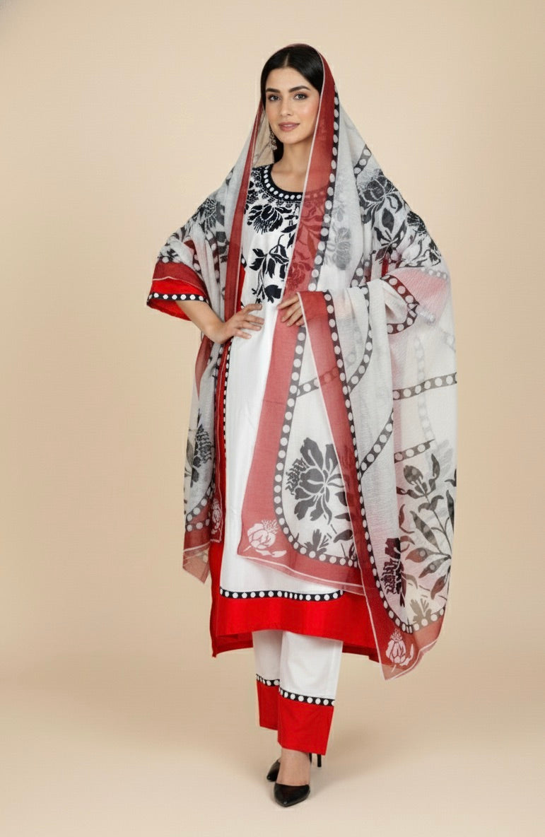BEST SELLING - MAZOORA - 3 PC SUIT