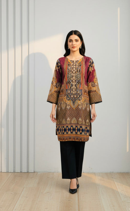 AFSANA  2-PC PRINTED SUIT