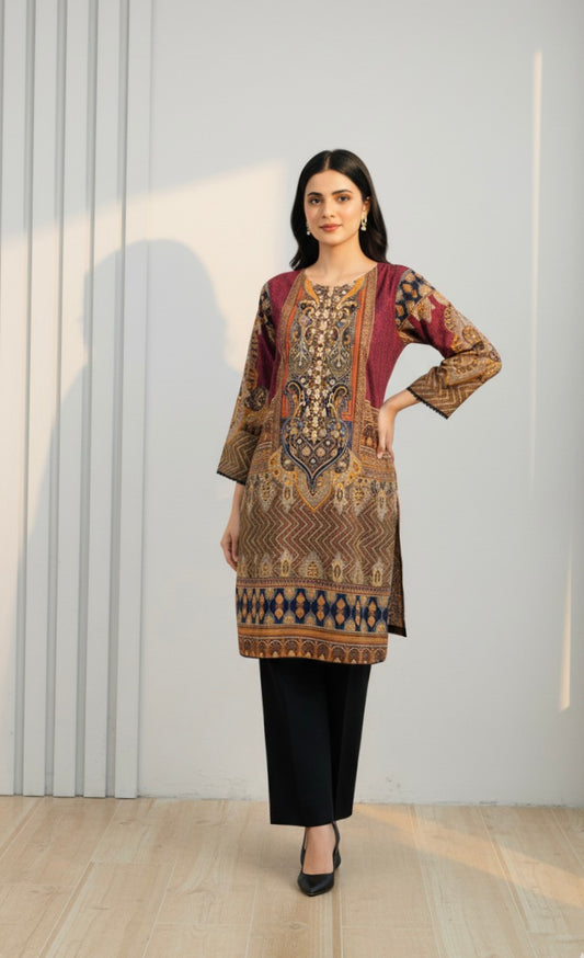 AFSANA  2-PC PRINTED SUIT