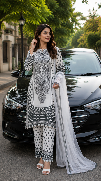 HOORIA LUXE 3-PC SUIT