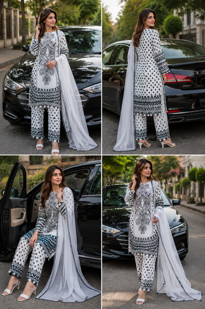 HOORIA LUXE 3-PC SUIT