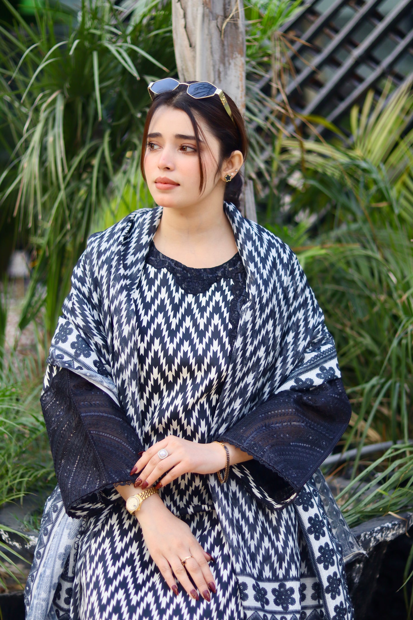 DASTAAN – ZIG ZAG PRINTED 3-PC