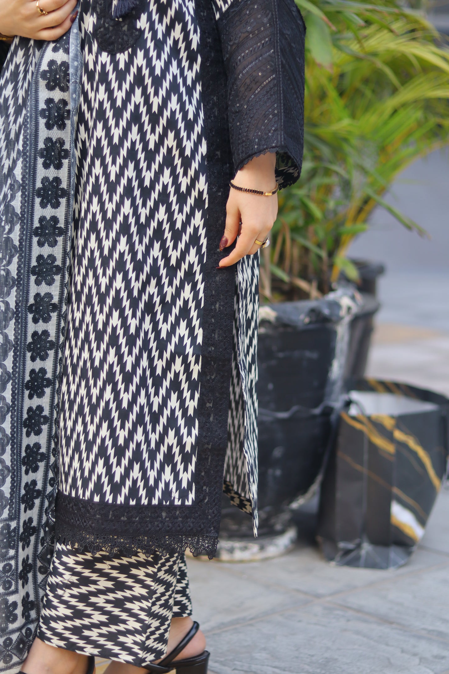 DASTAAN – ZIG ZAG PRINTED 3-PC