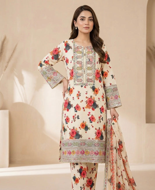 BEST SELLING - GULNOOR LUXURY-3 PC SUIT