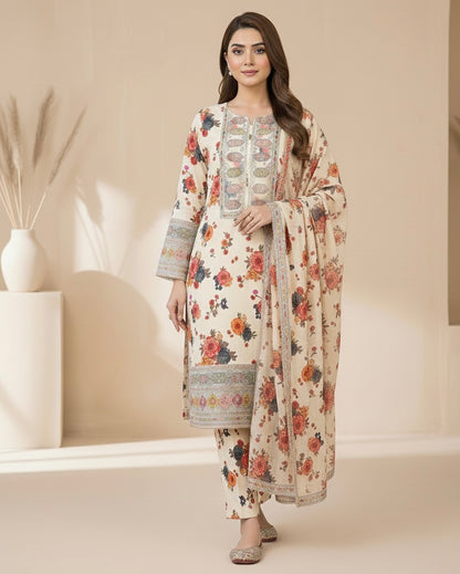 BEST SELLING - GULNOOR LUXURY-3 PC SUIT