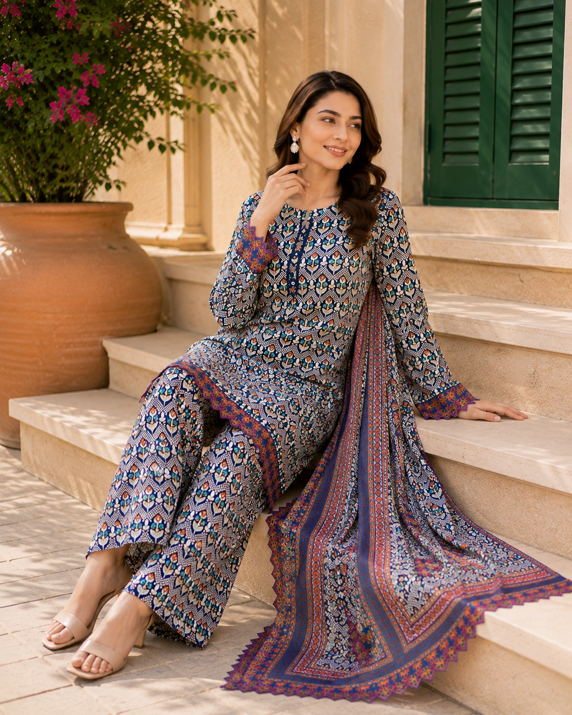 SEHAR LUXE  3-PC Suit
