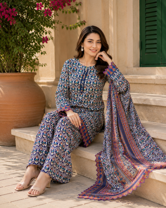 SEHAR LUXE  3-PC Suit