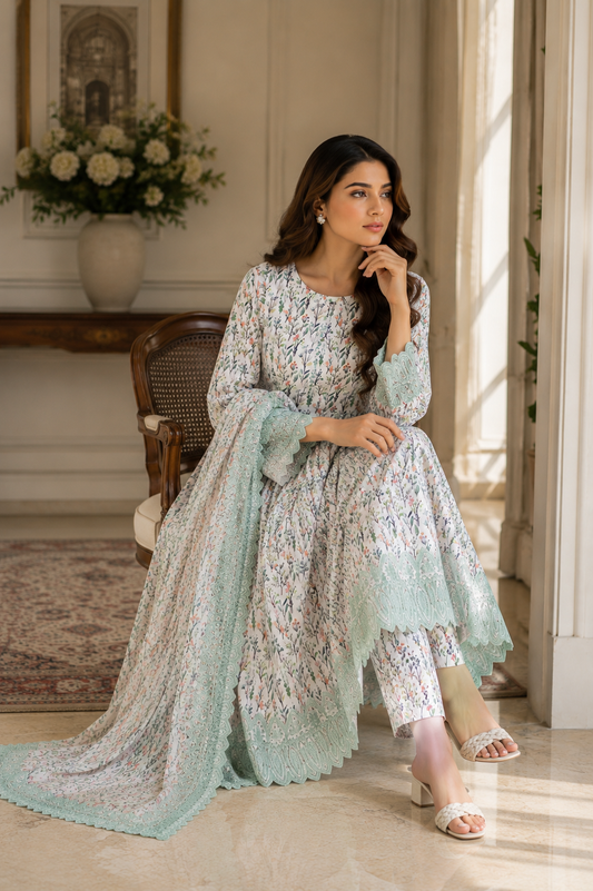 SHEHNAZ FROCK 3-PC Suit