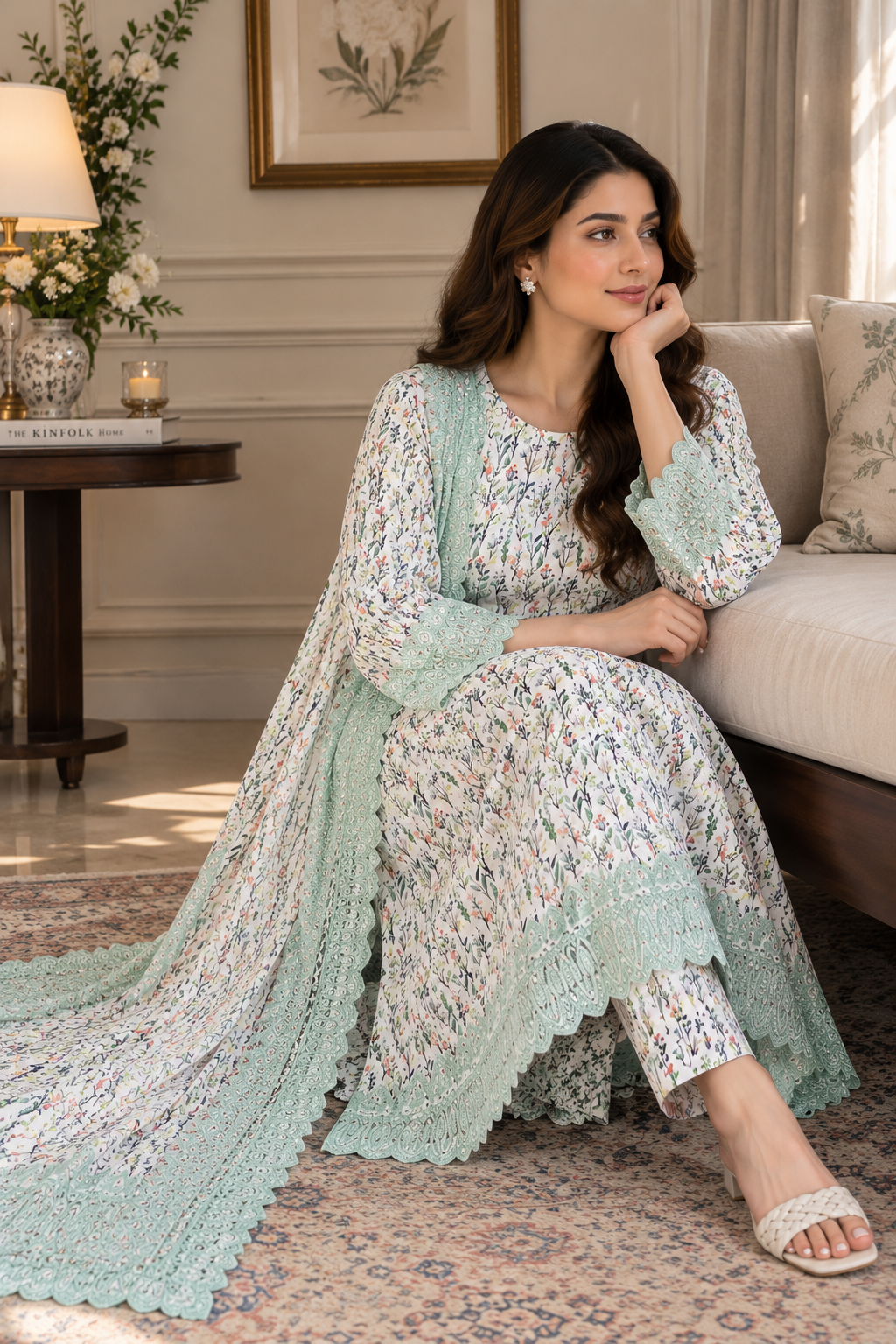 SHEHNAZ FROCK 3-PC Suit