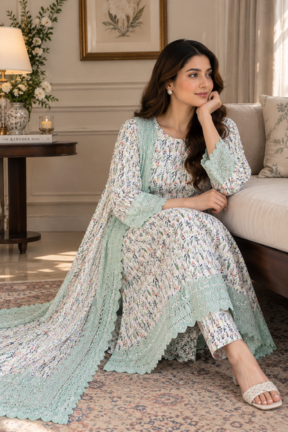 SHEHNAZ FROCK 3-PC Suit