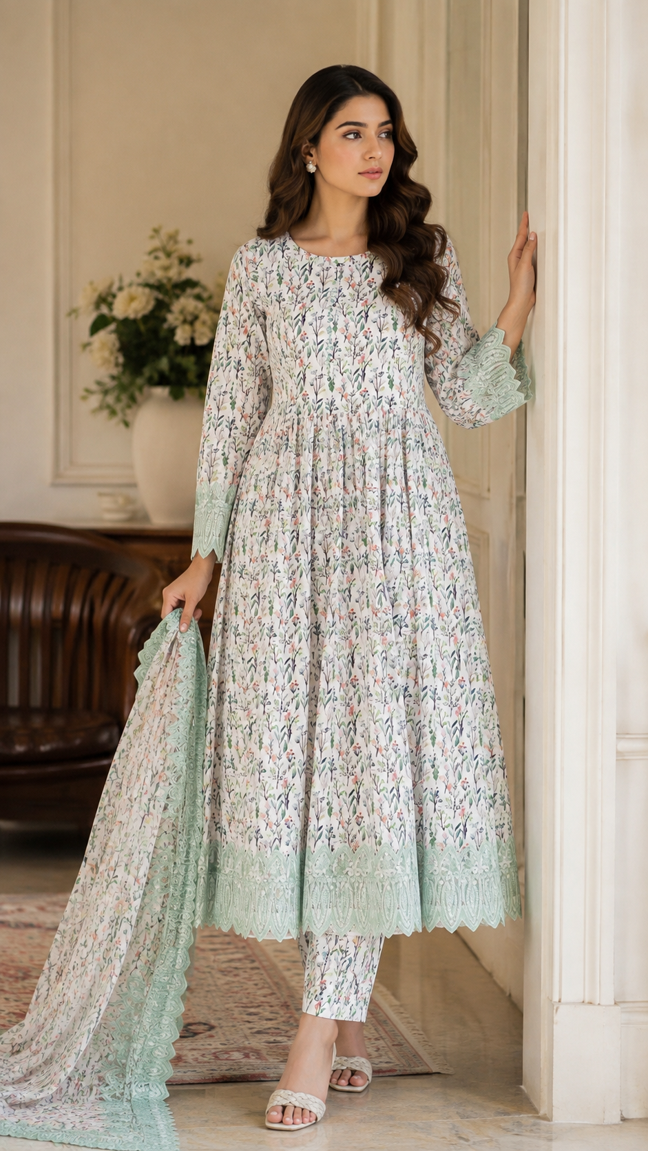 SHEHNAZ FROCK 3-PC Suit
