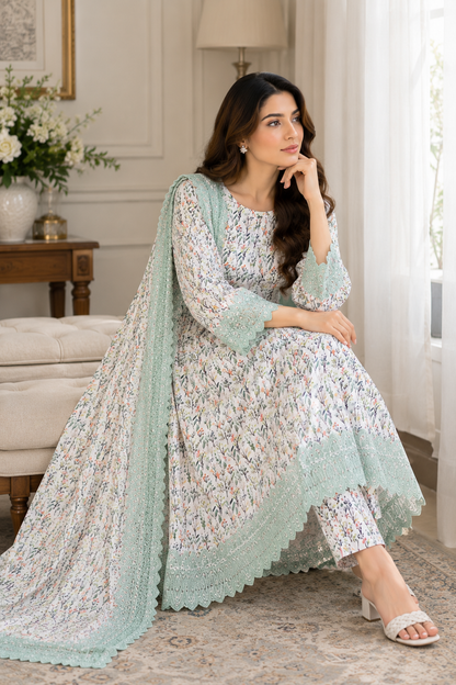 SHEHNAZ FROCK 3-PC Suit
