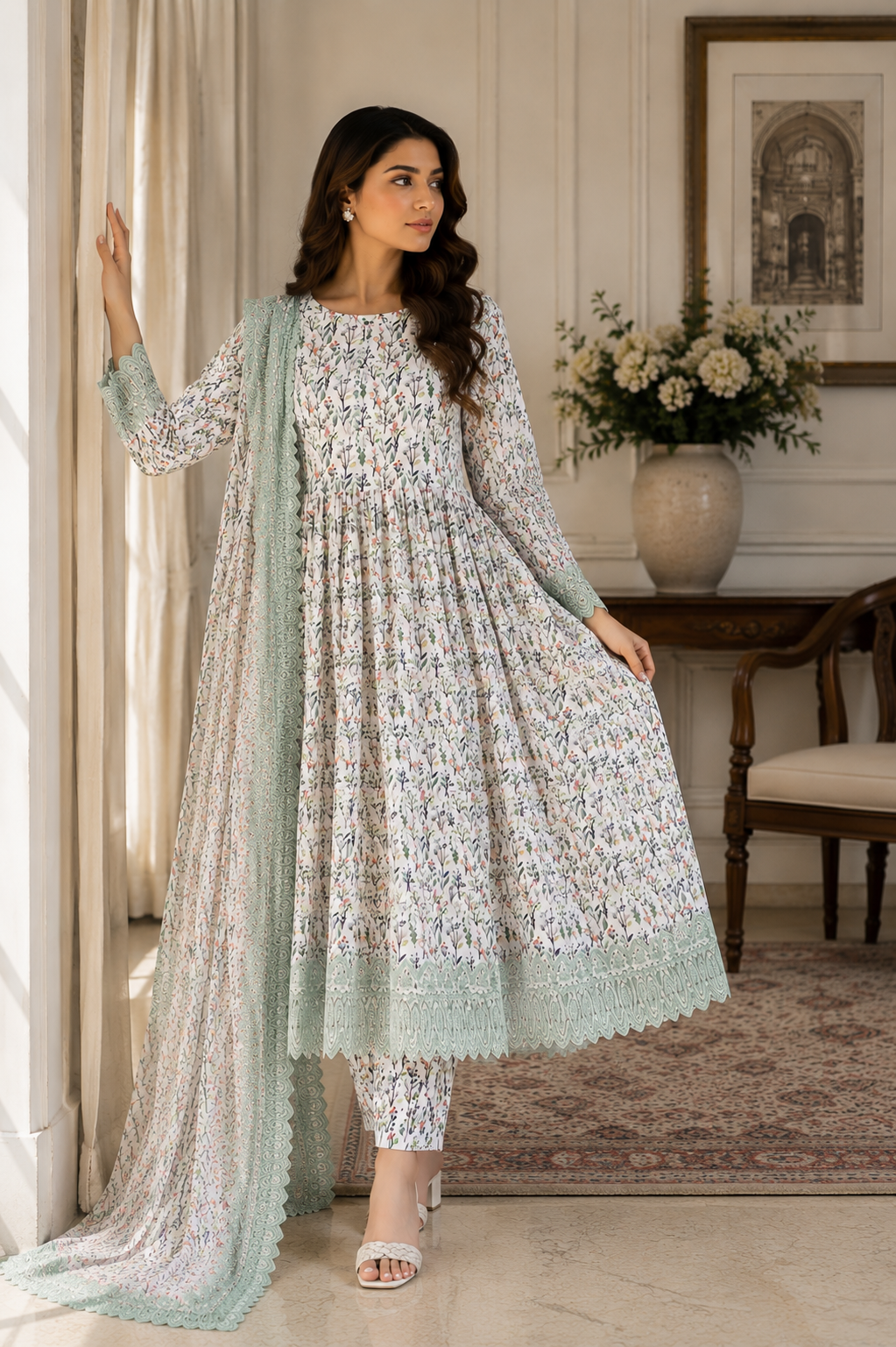 SHEHNAZ FROCK 3-PC Suit