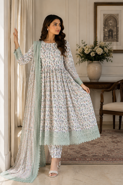 SHEHNAZ FROCK 3-PC Suit